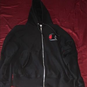 Medium Champion Zip-Up hoodie